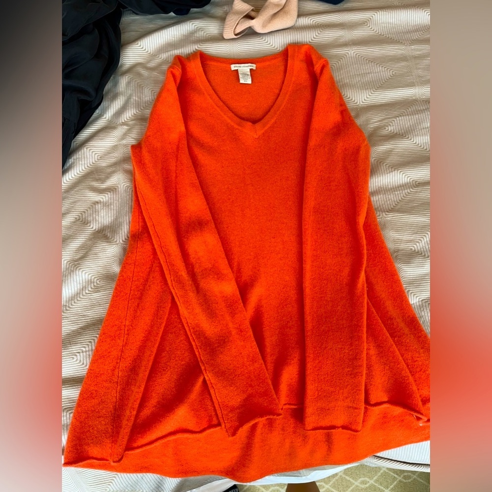 White and Warren cashmere sweater